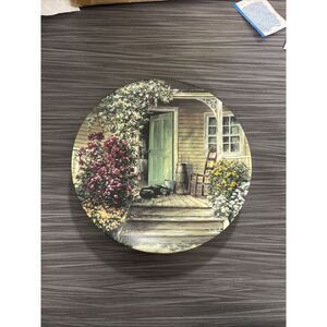 Collector Country Nostalgia Series/The Wooden‎ Butter Churn Plate Vintage #07